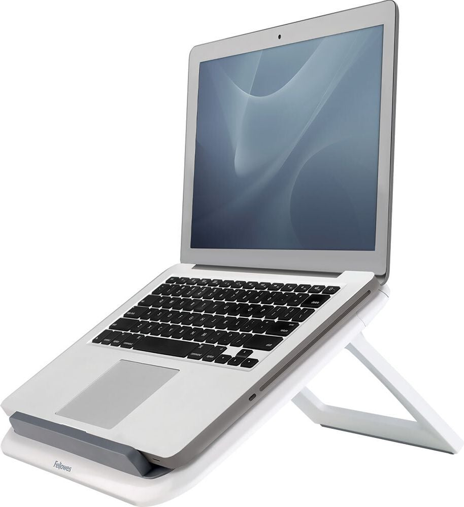 Notebookständer Fellowes I-Spire Quick Lift, bis 17 Zoll Notebooks, bis 4kg, weiß