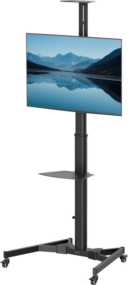 TV-Ständer Fellowes Mobile TV Floor Stand, bis zu 70 Zoll, höhenverstellbar,
integriertes Kabelmanagement, abschließbare
Radrollen, schwarz