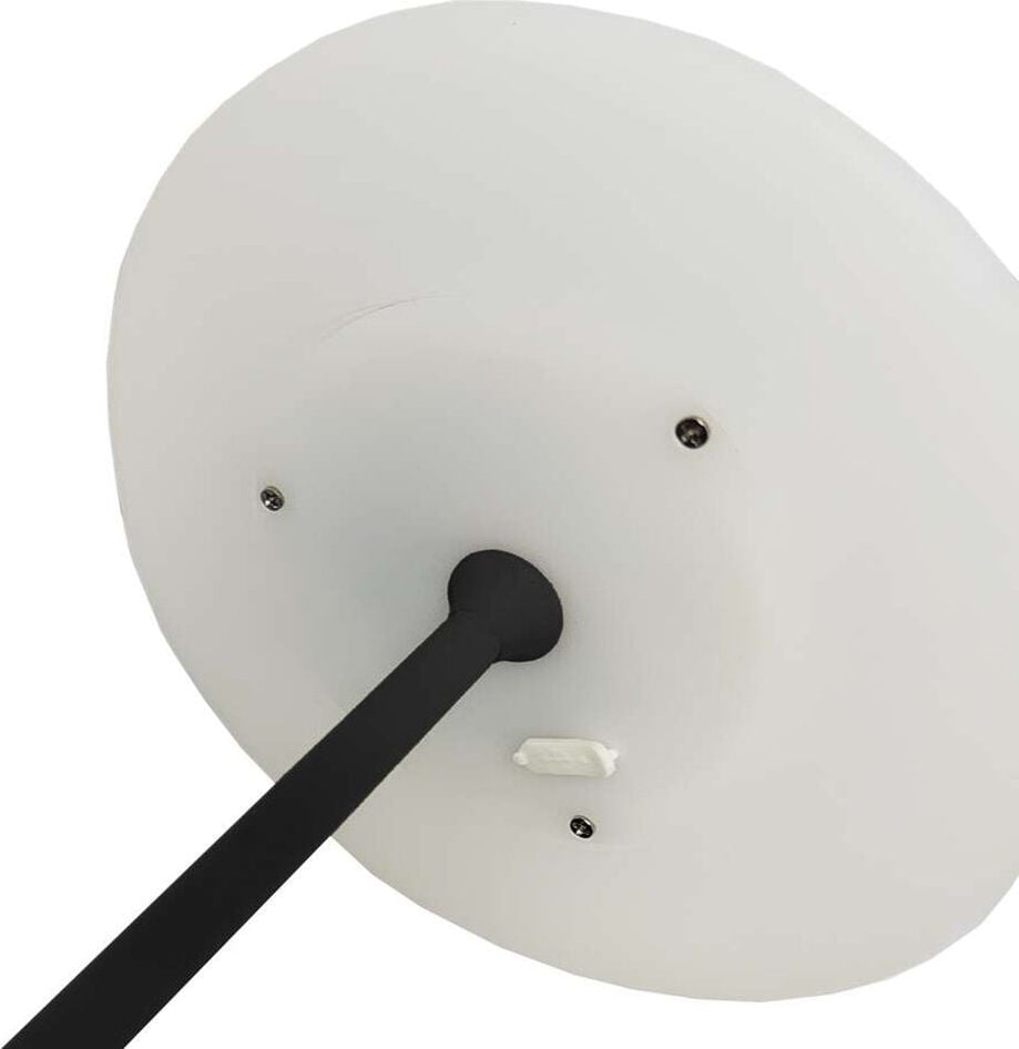 LED-Schreibtischleuchten Unilux LOOMPA, 2 W, LED (warmweiß), 109lm/W, IP44 spritzwassergeschützt, Standfuß, rot