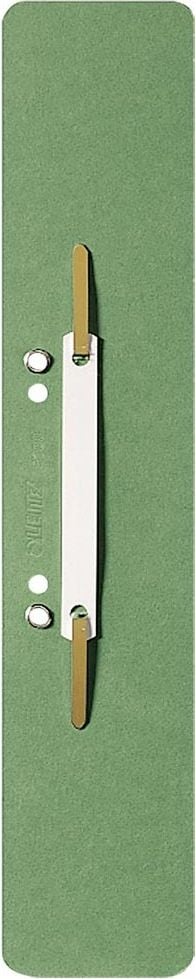 Heftstreifen Leitz 3700, 60x305mm, RC-Karton, Kunststoffdeckleiste,
geöst, Pack 25 Stück, grün