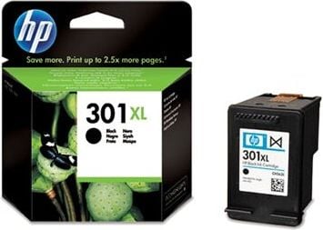 HP Tintenpatrone CH563EE Nr. 301XL, schwarz, 480 Seiten
