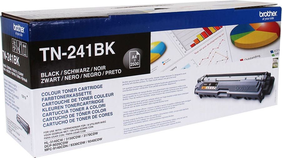 Brother Lasertoner TN-241BK, schwarz, 2.500 Seiten