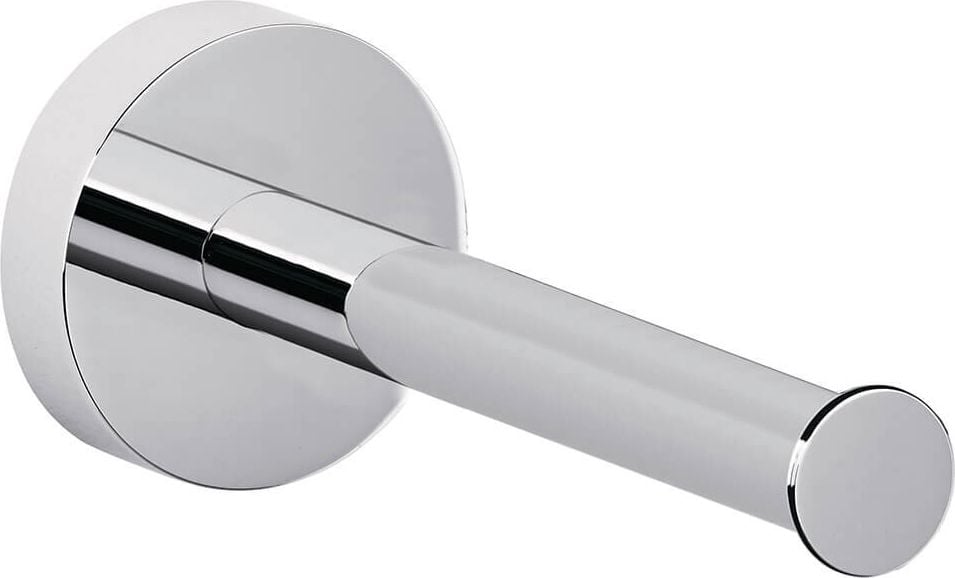 Toilettenpapierhalter Tesa SMOOZ 40328-00000-00, 5x12,5x5cm (BxHxT), für 1 Ersatz-Kleinrolle,
hochglanzverchromtes Metall, chrom