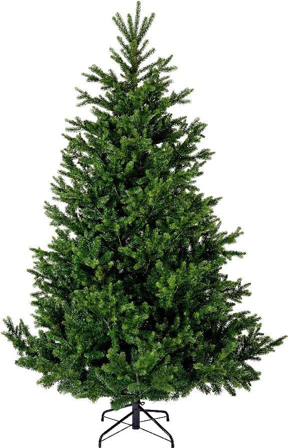 Weihnachtsbaum EVERLANDS Tanne Nordmann, 130x180cm (DxH), Polyethylen/PVC, mit
Standfuß