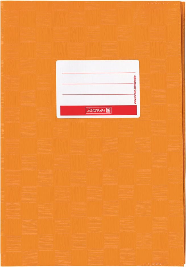 Heftschoner Brunnen 10-40525, für A5 hoch, farbig, Beschriftungsschild, orange