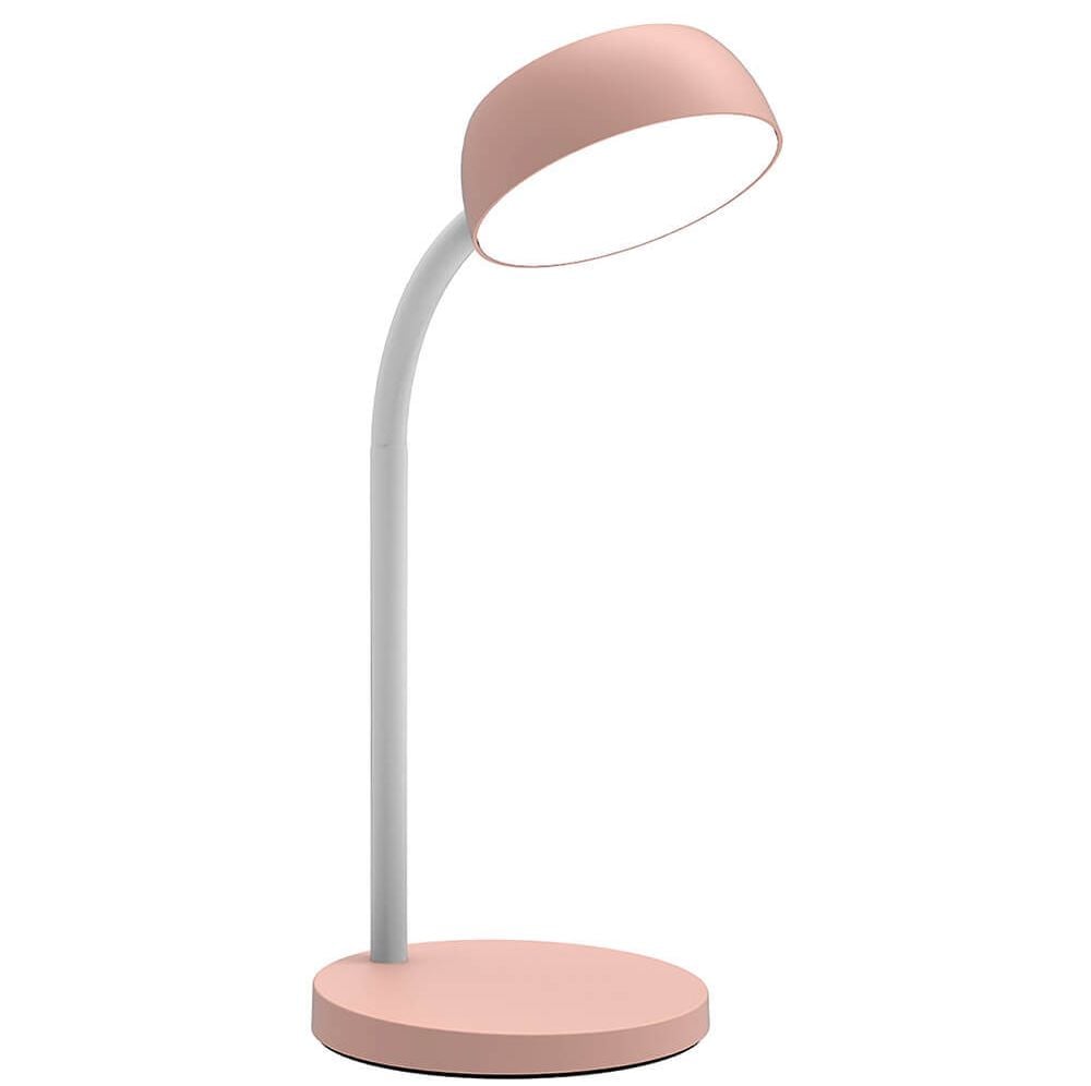 LED-Schreibtischleuchte Unilux TAMY 4001650, 6 W LED (warmweiß), 625lm, flexibler Arm,
Standfuß, rosa