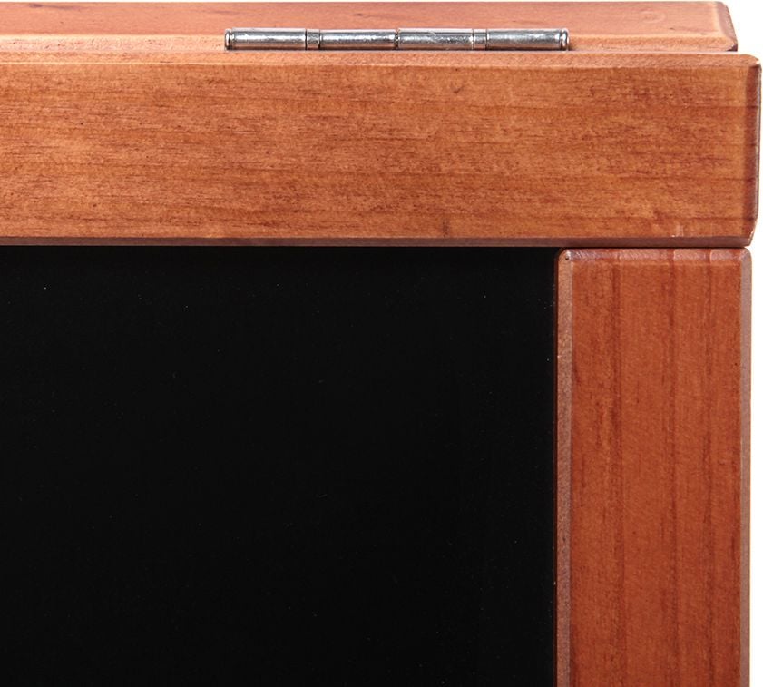 Kundenstopper Showdown Displays Kreidetafel Classic, 46,5x64,5cm, doppelseitig, Kreidetafel, Holz, hellbraun