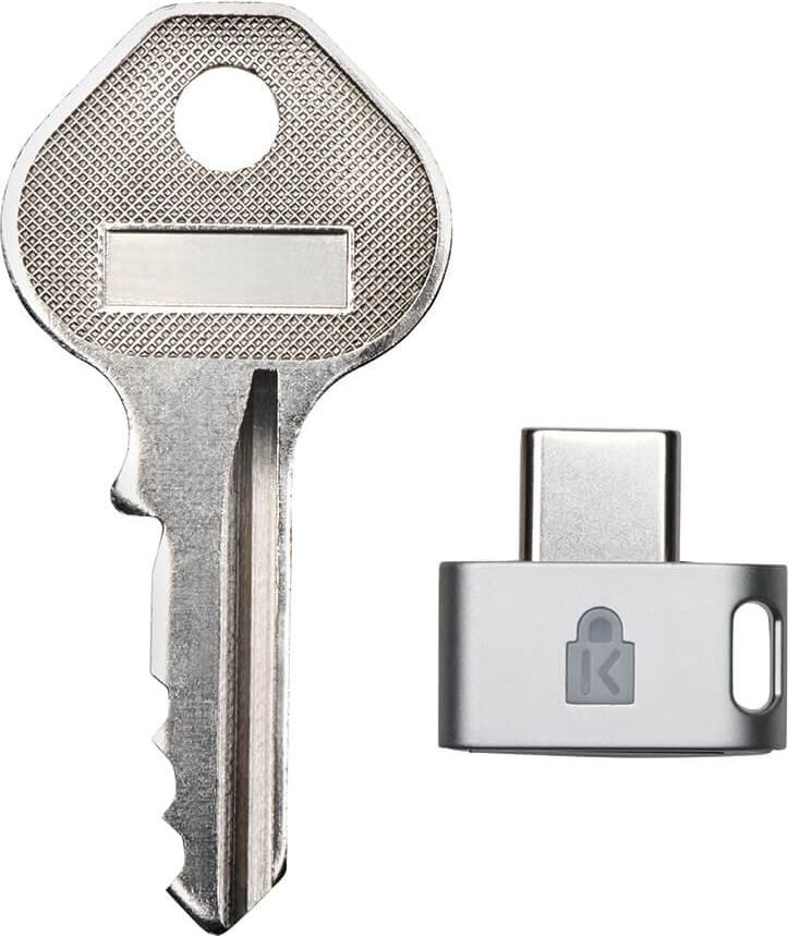 Fingerabdruckscanner Kensington VeriMark K64709WW, USB-C, biometrische Authentifizierung,
zwei-Faktoren-Authentifizierung,
silber/schwarz