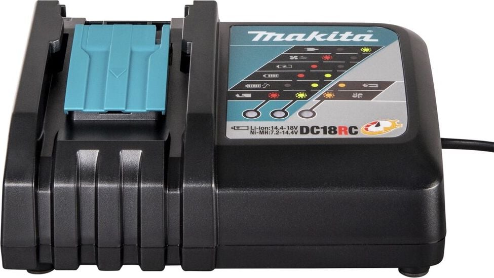 Akku-Ladegerät Makita DR18C, 14,4V - 18V, 5 Ah, LED Ladestandanzeige