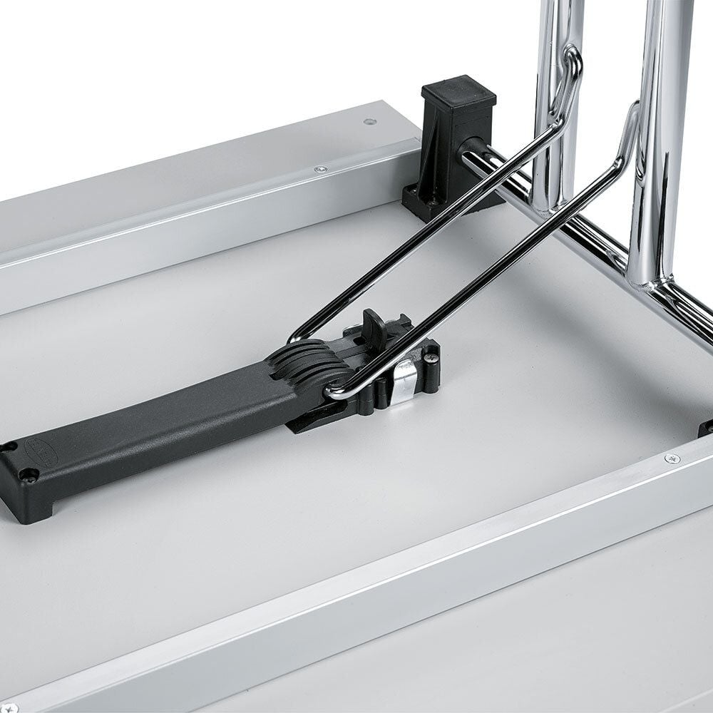 Klapptisch Deskin MODUL T-Fuß gerade 25972, 140 x 70 cm (B x T), rechteckig, T-Fußgestell
verchromt, weiß