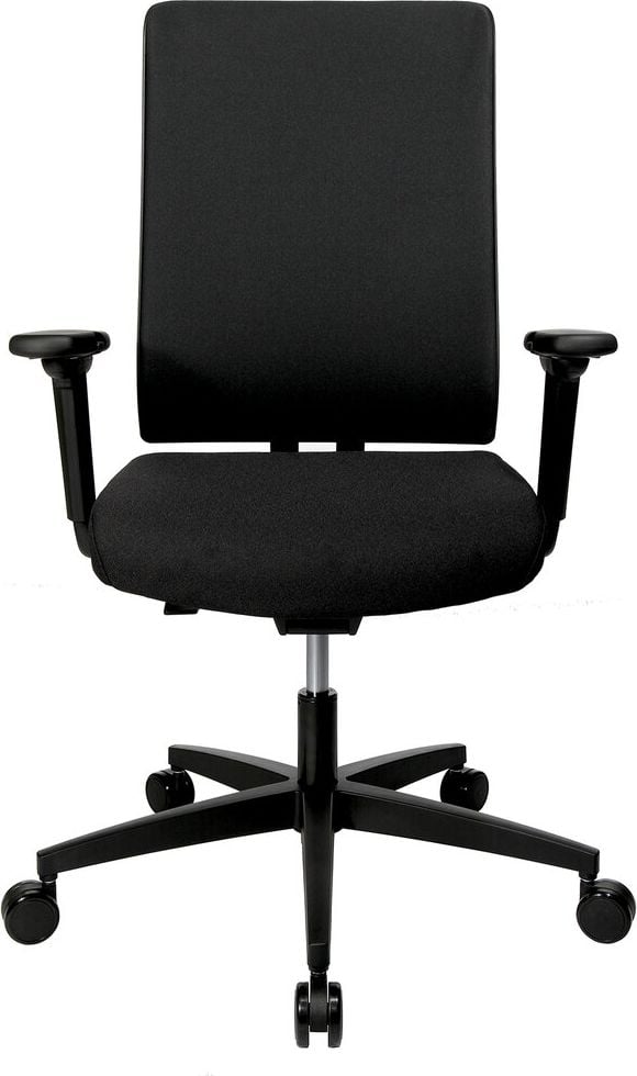 Bürodrehstuhl Wagner W7 Light, mit TW2 Armlehnen, Rückenlehne mit
Textilnetzbezug, Fußkreuz Aluminium poliert