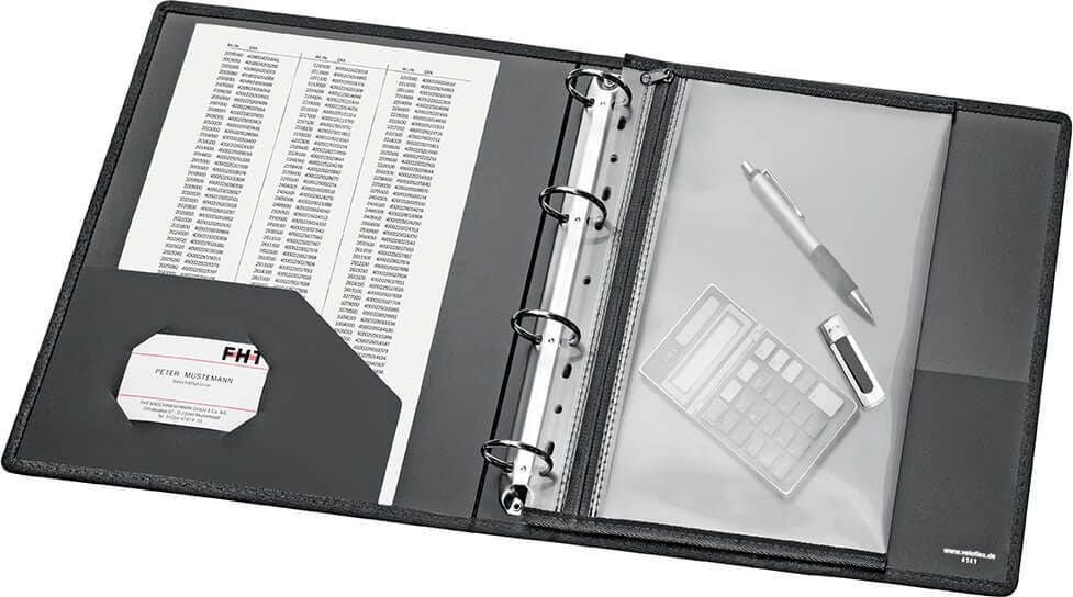 Kleinkrambeutel Veloflex Velobag XS A4 43540, Reißverschluss, Abheftlochung,
textilverstärkte Kanten, PP-Folie, rot