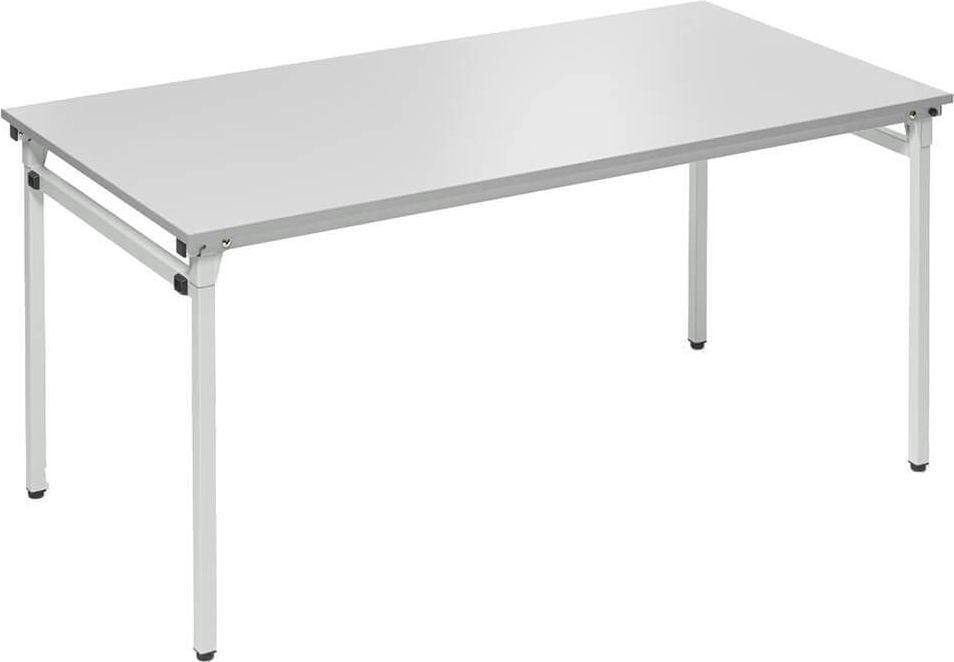 Klapptisch Deskin MODUL 4-Fuß 284185, 160 x 80 cm (B x T), rechteckig,
4-Fuß-Stahlrohrgestell lichtgrau, Platte
lichtgrau