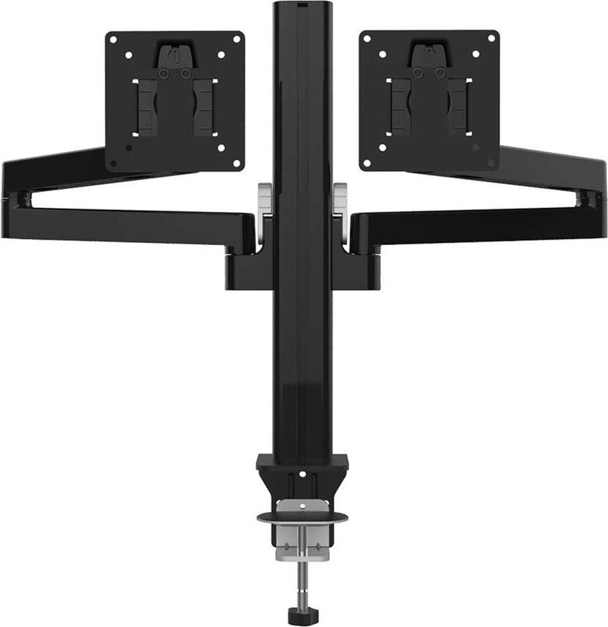 Monitorhalter Unilux AXIO 400204099, 2 Arme, Tragfähigkeit bis zu 10 kg pro
Schwenkarm, neigbar, höhenverstellbar,
Klemmhalterung, schwarz