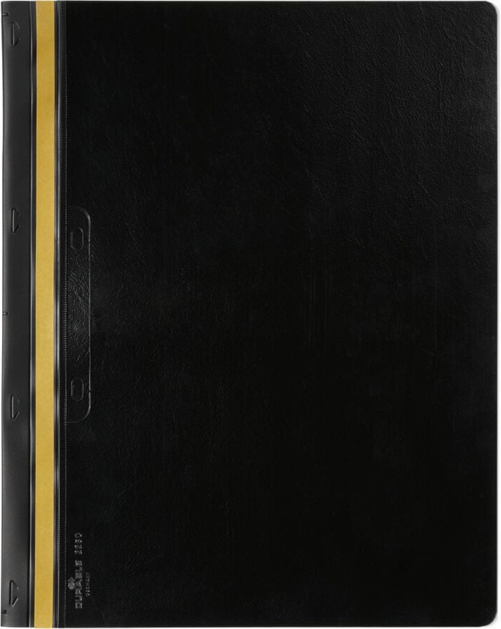 Buchbindemappen Durable Durabind 2250, A4, 3,0mm, farbige PVC-Folie, 1-30 Blatt, schwarz
