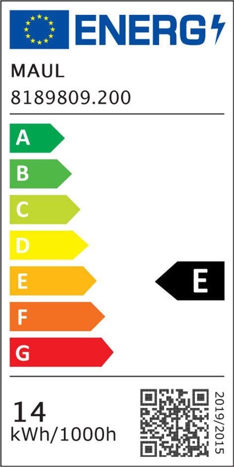 LED-Bildschirmleuchte Maul MAULgate 8189890, 13,2W, LED (warmweiß-tageslichtweiß), 1800lm, Beleuchtungsstärke und Farbtemperatur stufenlos dimmbar, Tageslichtsensor, Klemmfuß, schwarz