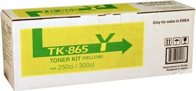 Kyocera Lasertoner TK-865Y, yellow, 12.000 Seiten