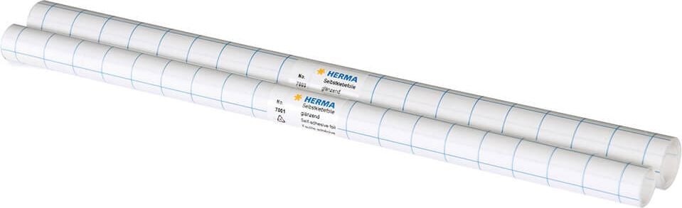Bucheinbandfolie 40cm x 1m Herma 7001, farblos, glänzend