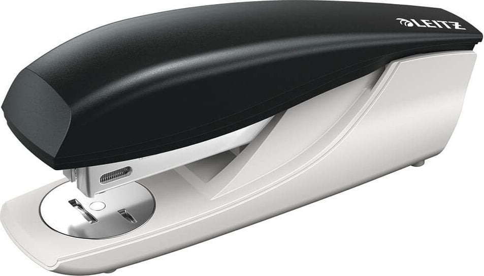 Heftgerät Leitz New NeXXt 5500/OL2, bis 30 Blatt Heftleistung, Einlegetiefe: 60mm, für 24/6+26/6 Klammern, schwarz