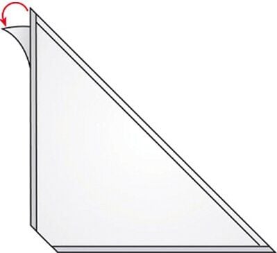 Dreiecktaschen Veloflex VELOCOLL 2210, 10x10cm, selbstklebend, Pack
100 Stück