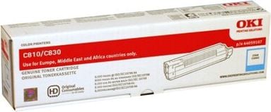 OKI Lasertoner 44059107, cyan, 8.000 Seiten