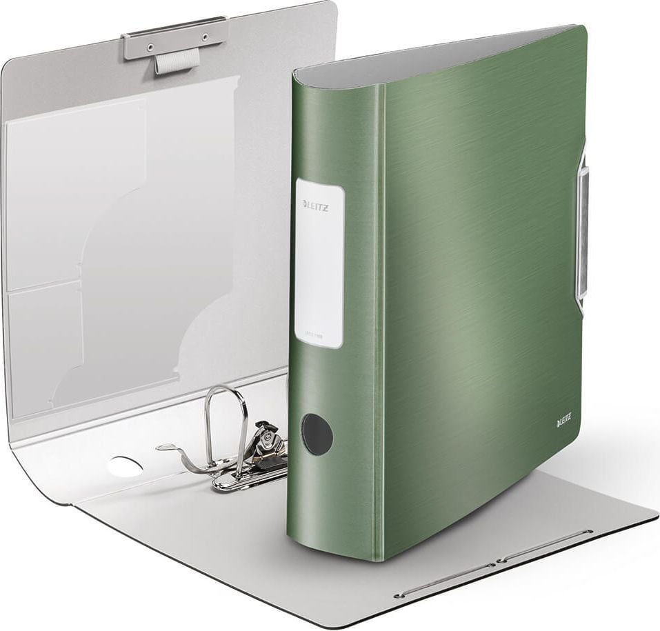 Ordner A4 Leitz Active Style 1108, 82mm, Polyfoam, A4, 8,2cm Rücken, 180 Grad, Kunststoff, grün