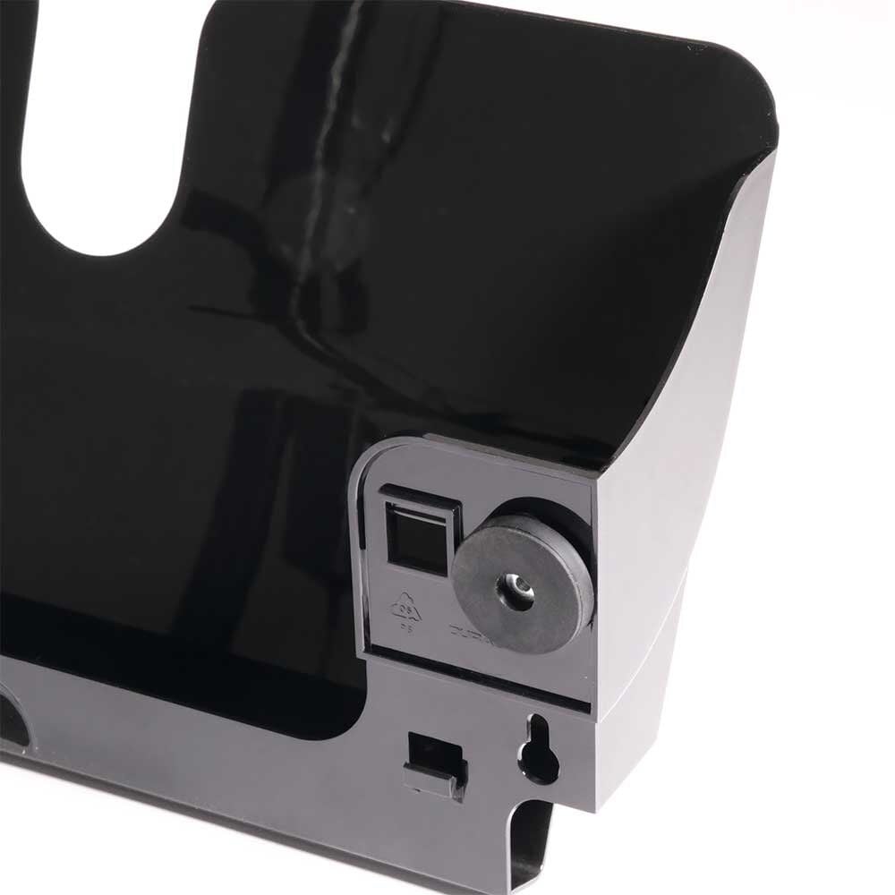 Wandprospekthalter Durable FLEXIPLUS A4 quer 1709021, 1x A4 quer, 1 Fach, magnetisch, Tragfähigkeit bis 2kg, schwarz