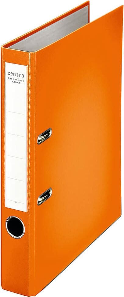 Ordner A4 Centra Chromos 2311, 50mm, PP, A4, 5cm Rücken, PP-Folie, orange