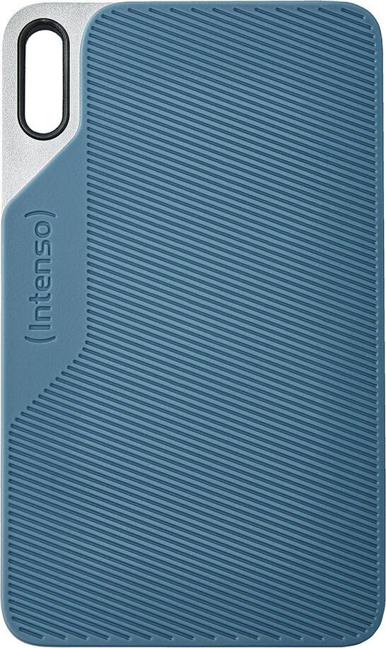 Externe Festplatte SSD Intenso TX100 1 TB, 3826460, Super Speed USB 3.2 Gen 1x1, bis zu 500 MB/s,
USB-C, grau-blau