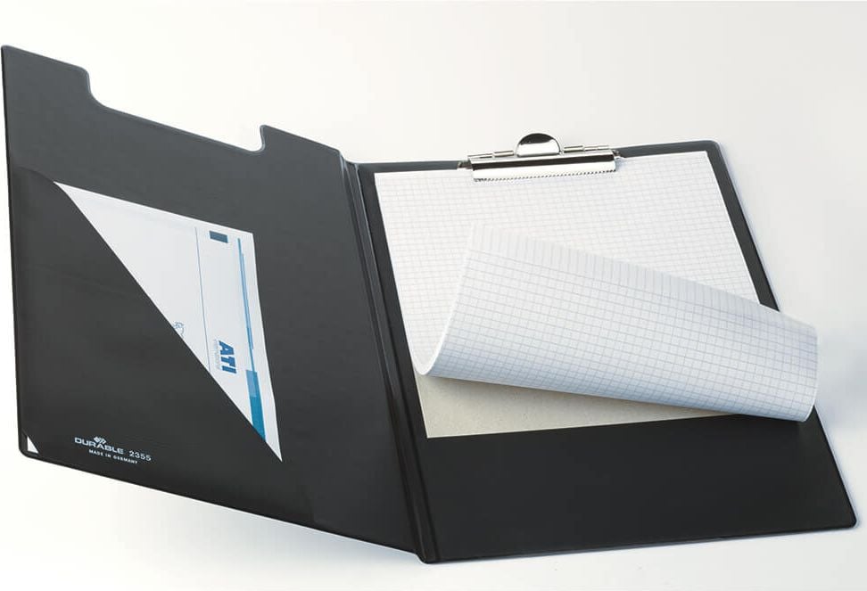 Klemmmappen Durable Blockmappe A4 2355, Innentasche, blau