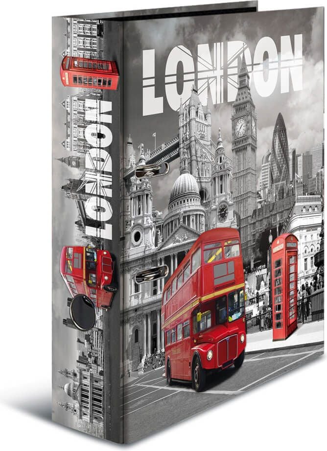Ordner A4 Herma London 7172, 70mm, laminierte Pappe, A4, 7cm Rücken, laminierter Karton, Karton 10
Stück