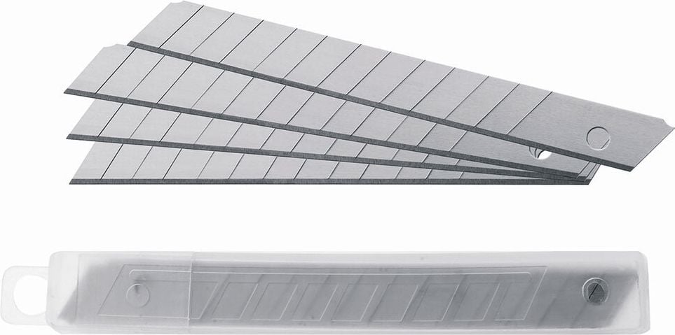 Cutter-Ersatzklingen Westcott E-84007 9mm, 9mm, für A-300, Etui mit 10 Klingen