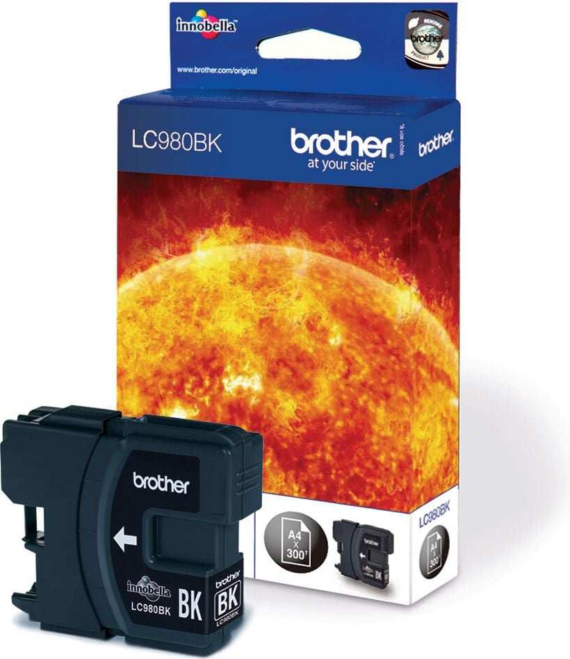 Brother Tintenpatrone LC-985BK, schwarz, 300 Seiten