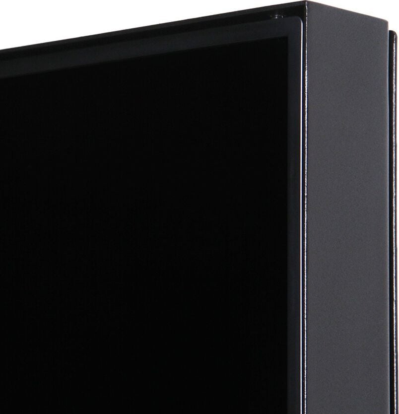 Digitale Werbedisplays Showdown Displays Infostele SmartLine, 72,5x200,1x52cm, 55 Zoll Samsung-Bildschirm, USB, WLAN, Fernbedienung, weiß
