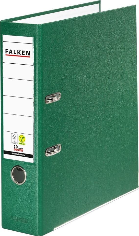Ordner A4 Falken PP-Color 099840, 80mm, PP, A4, 8cm Rücken, PP-Folie, grün