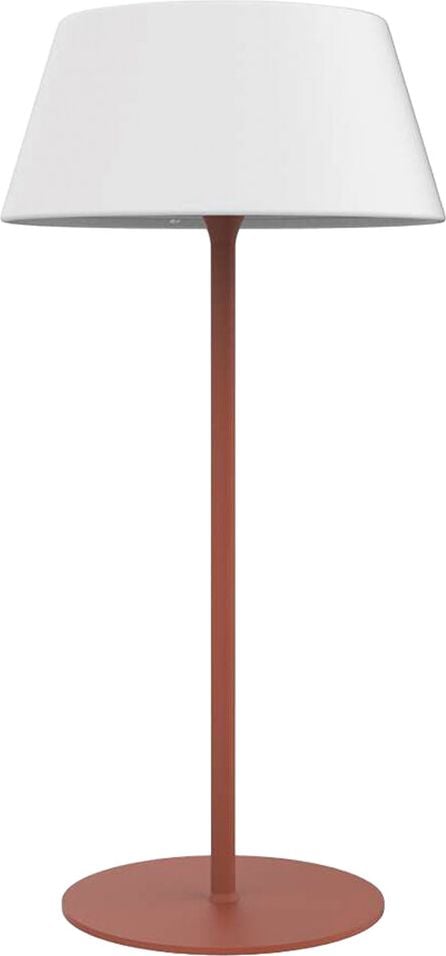 LED-Schreibtischleuchten Unilux LOOMPA, 2 W, LED (warmweiß), 109lm/W, IP44 spritzwassergeschützt, Standfuß, rot