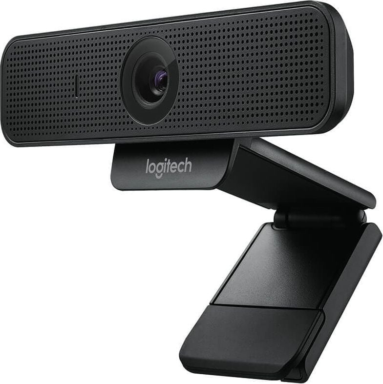 Webcam Logitech C925e 960-001076, für Desktop-Videokonferenzen, Full HD 1080p-Auflösung, 78 Grad Sichtfeld, integrierte Abdeckblende, schwarz