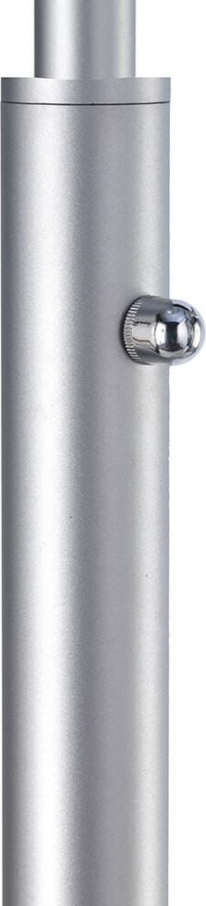 LED-Stehleuchte Unilux ZELUX 400100711, 2 x 20 W LED (warmweiß), 2000/2000lm,
direktes/indirektes Licht, sufenlos dimmbar,
2 variable Lichtschalen, 180cm hoch,
metallgrau