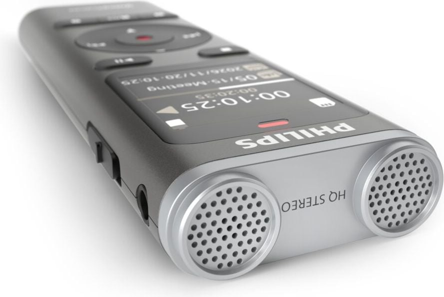 Diktiergerät Philips Digital Voice Tracer DVT-2075, 8GB, bis zu 35 Stunden Aufnahmedauer