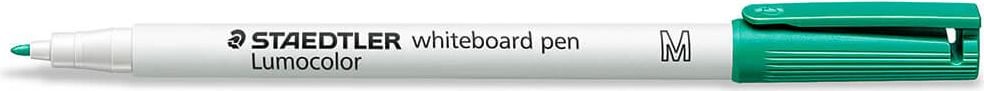 Boardmarker Staedtler Lumocolor whiteboard pen 301, ca. 1,0mm, Rundspitze, Gehäuse aus 97% recyceltem Plastik, grün
