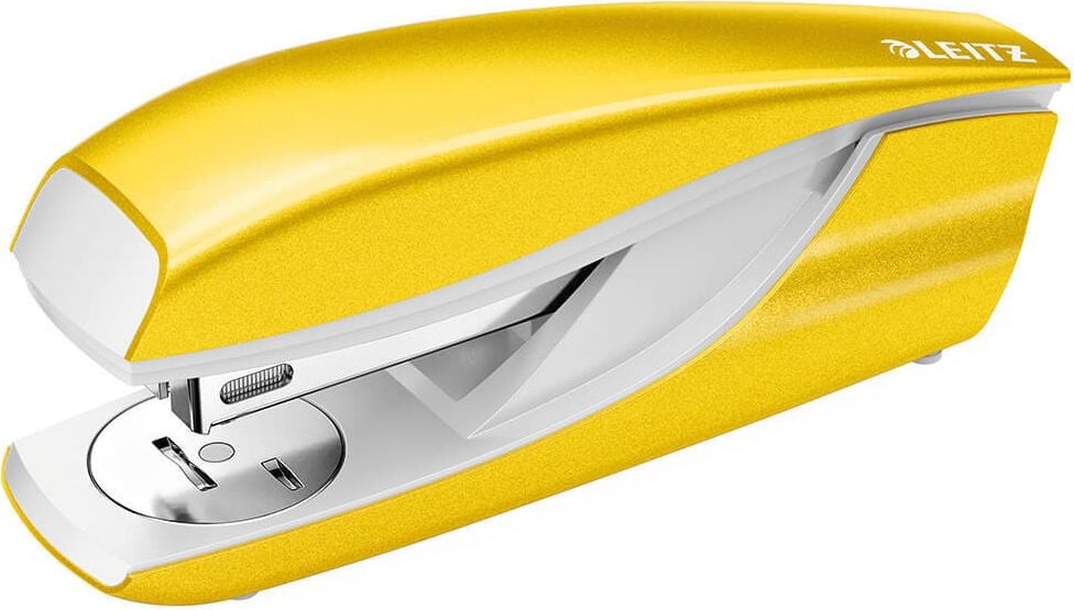 Heftgerät Leitz New NeXXt WOW 5502/OL3, bis 30 Blatt, Einlegetiefe: 65mm, WOW-Farben, gelb