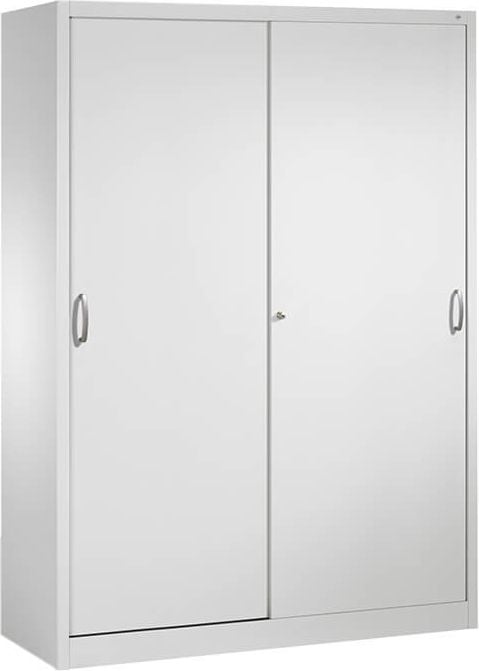 Werkstattschrank CP Serie 2000 Werkzeugschrank 2149-00, 160x195x40cm (BxHxT), 8 Böden,
Mitteltrennwand, 2 Schiebetüren, Bügelgriffe, hellgrau