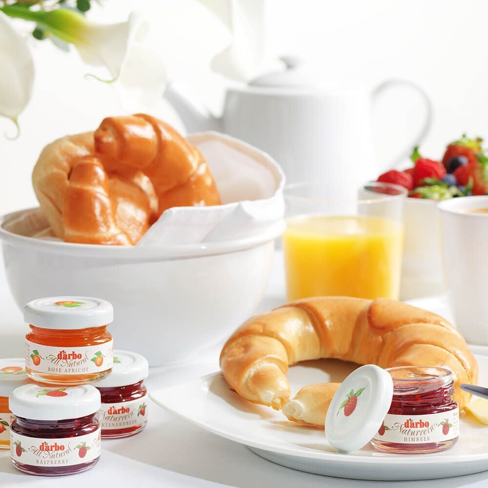 Konfitüre Darbo Extra Himbeere 70000032, Himbeere, 60 Minigläser á 28 g