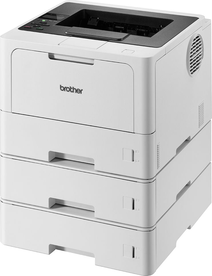 Drucker Brother HL-L5210DNTT S/W-Laserdrucker, Duplexdruck, Gigabit-LAN/USB 2.0, 48
Seiten/Minute, 1.200 x 1.200 dpi