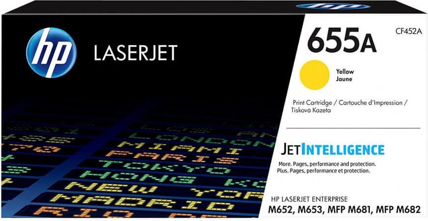 HP Lasertoner CF452A Nr. 655A, yellow, 10.500 Seiten