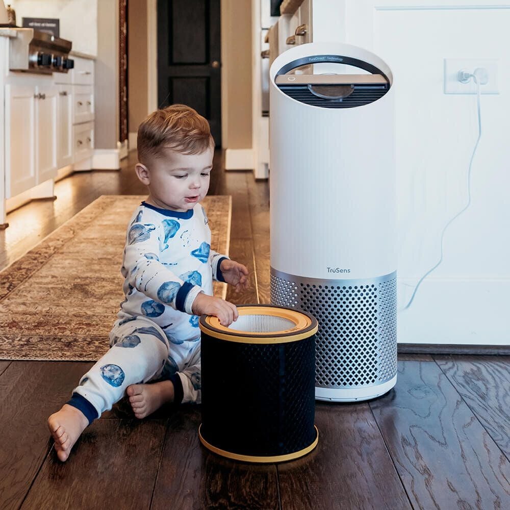 3-in-1 HEPA-Filtertrommel 2415125, für Leitz TruSens Z-3500 und Z-3000, geeignet
gegen Gerüche und flüchtige organische Gase
(VOCs)