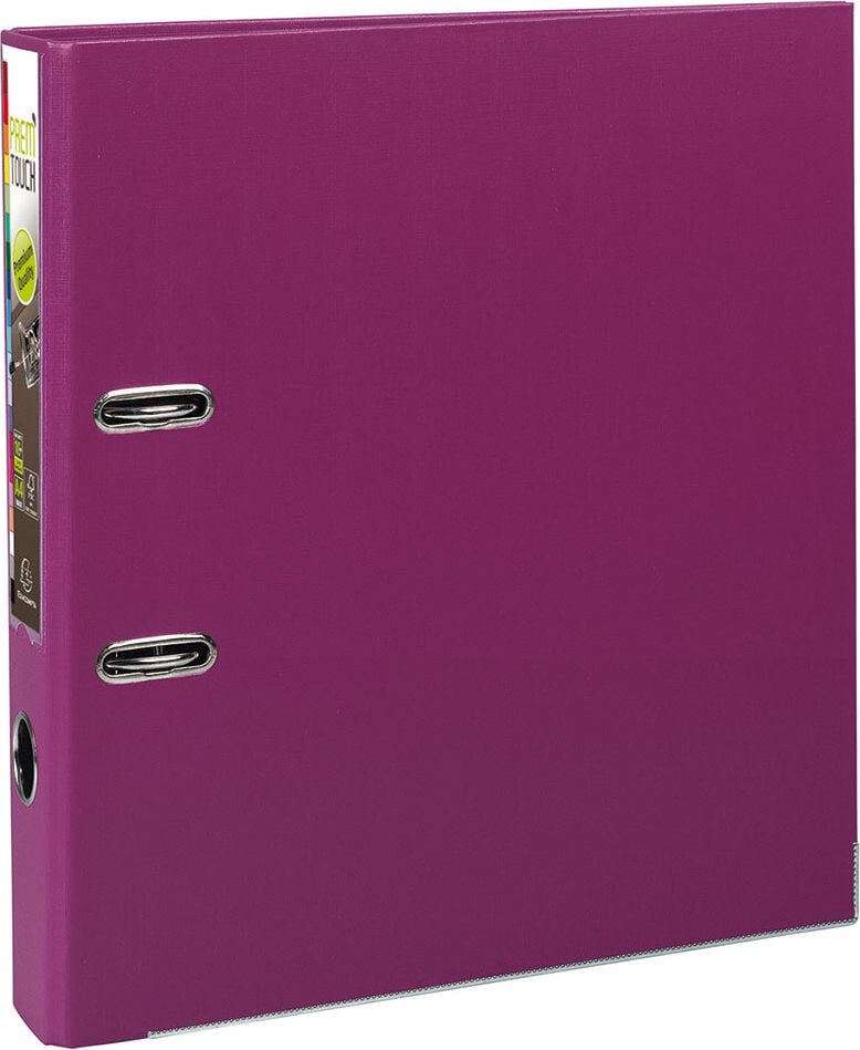 Ordner A4 Exacompta Prem Touch 531E, 50mm, PP, A4 Überbreite, 5cm Rücken, PP-Folie, rosa