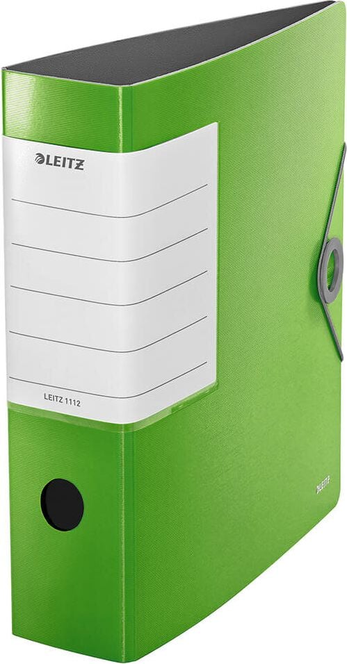 Ordner A4 Leitz Solid 1112, 82mm, Polyfoam, A4, 8,2cm Rücken, 180 Grad, Kunststoff, rot