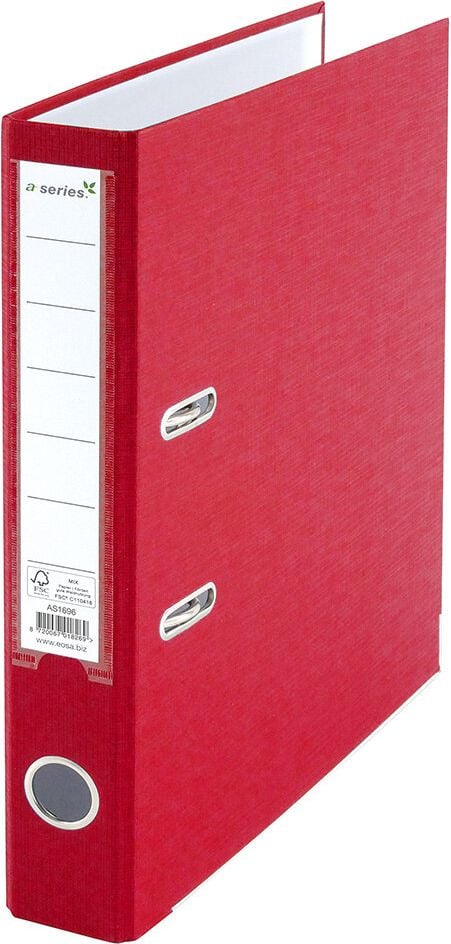 Ordner A4 a-series, 50mm, PP, A4, 5cm Rücken, PP-Folie, rot