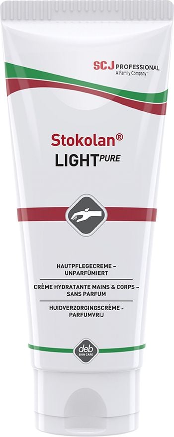 Hautpflege Deb Stokolan Light PURE Hautcreme RES100ML, Tube 100ml, für normale bis trockene Haut,
unparfümiert, farbstofffrei, silikonfrei,
hypoallergen, bis zu 100 Anwendungen
